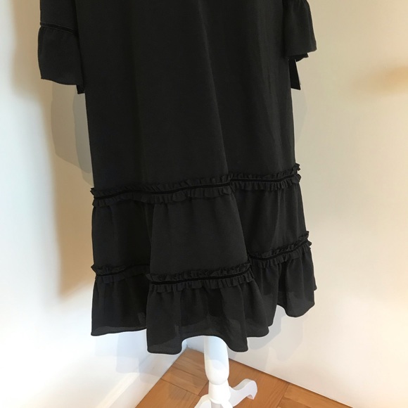 Adrianna Papell gorgeous black dress NWT - Picture 3 of 8